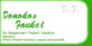 domokos faukel business card
